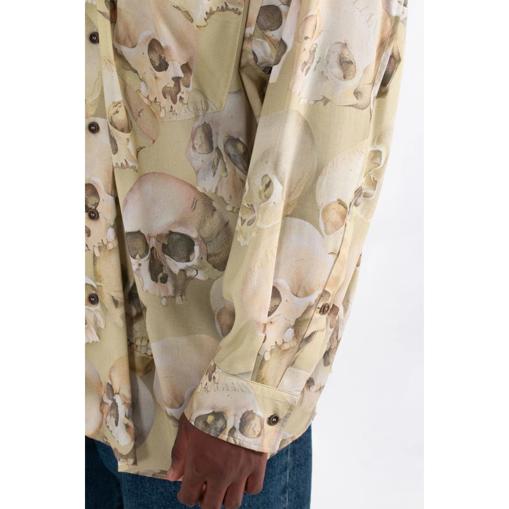 Magliano Gedraaide Fontanelle Shirt Beige Heren