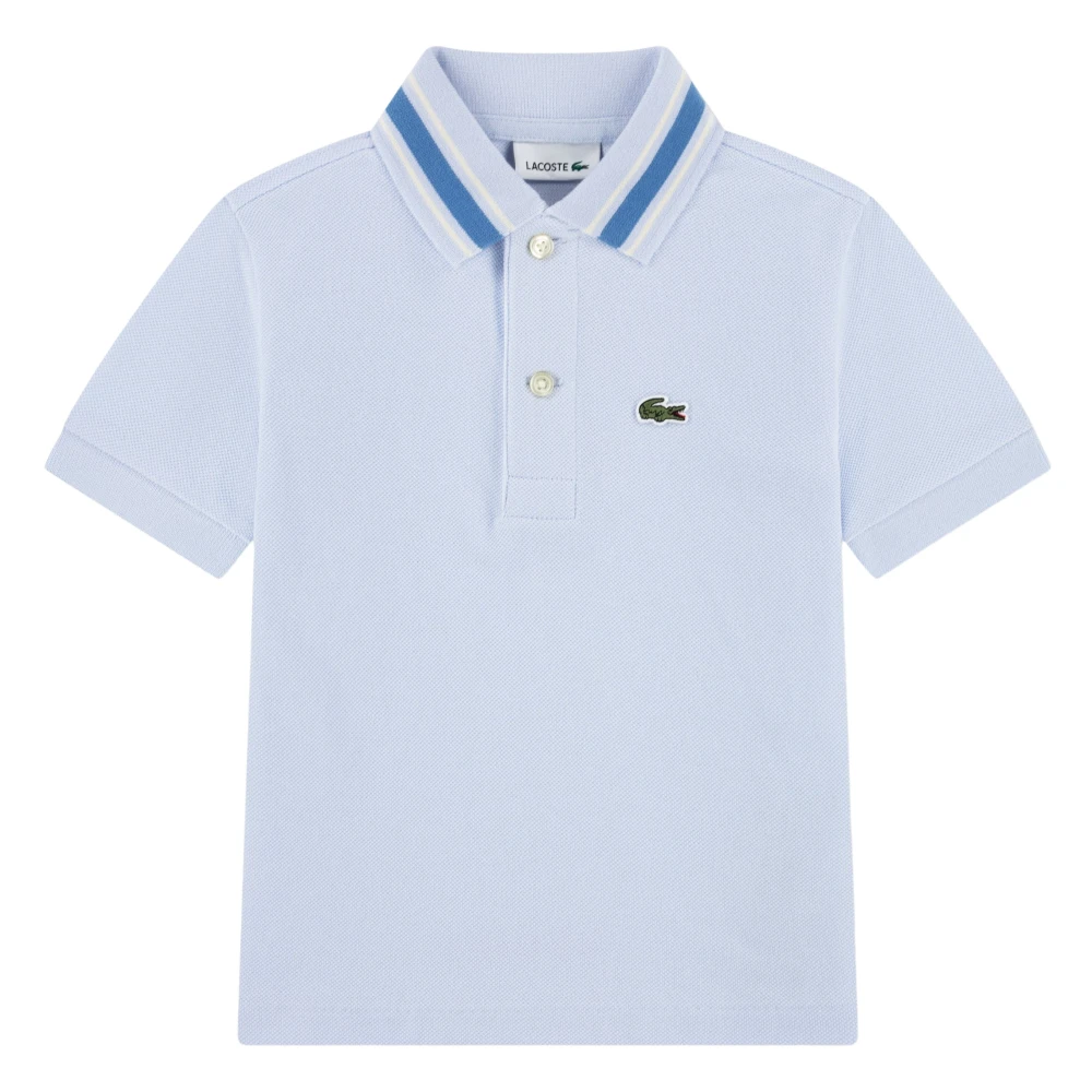 Lacoste Boys Blue Petit Pique Polo Shirt - Kids Short Sleeve T-Shirts - 5 Y - Kids