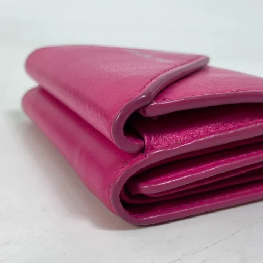 Balenciaga Vintage Pre-owned Leather wallets Pink Dames