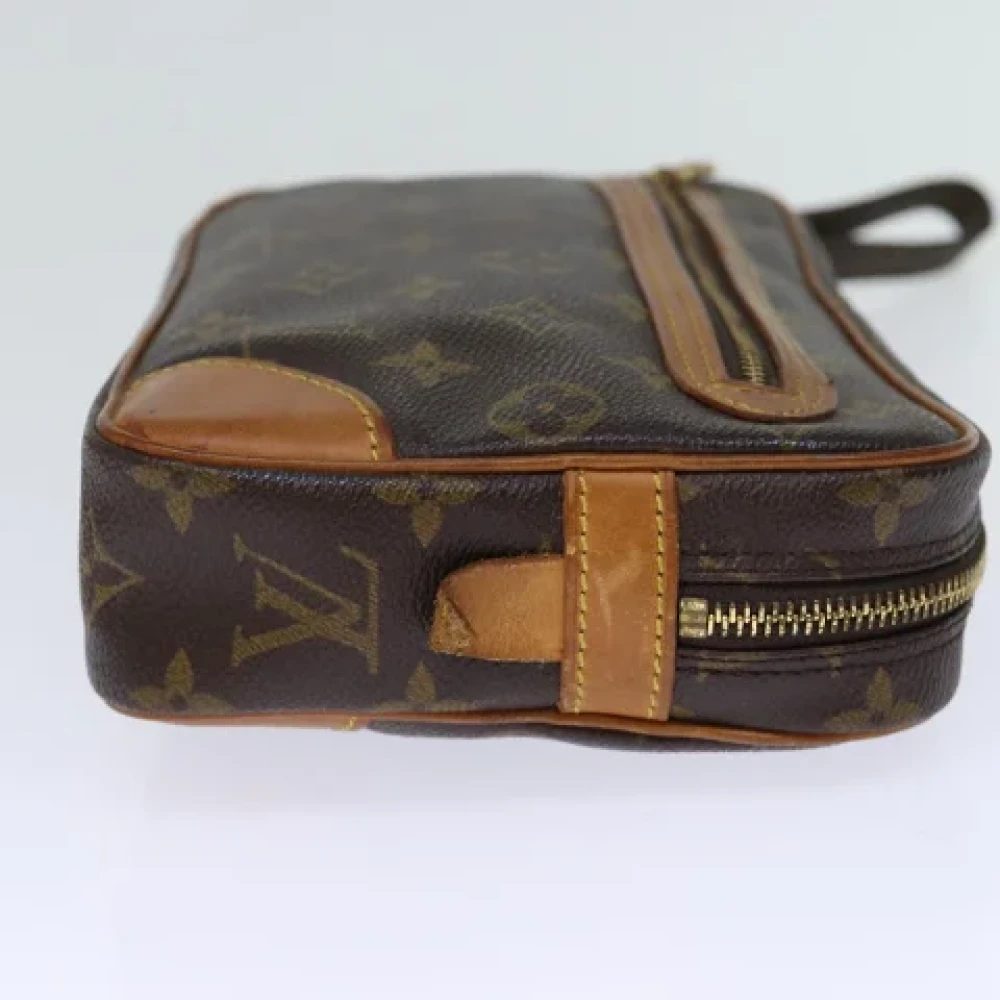 Louis Vuitton Vintage Pre-owned Canvas clutches Brown Dames