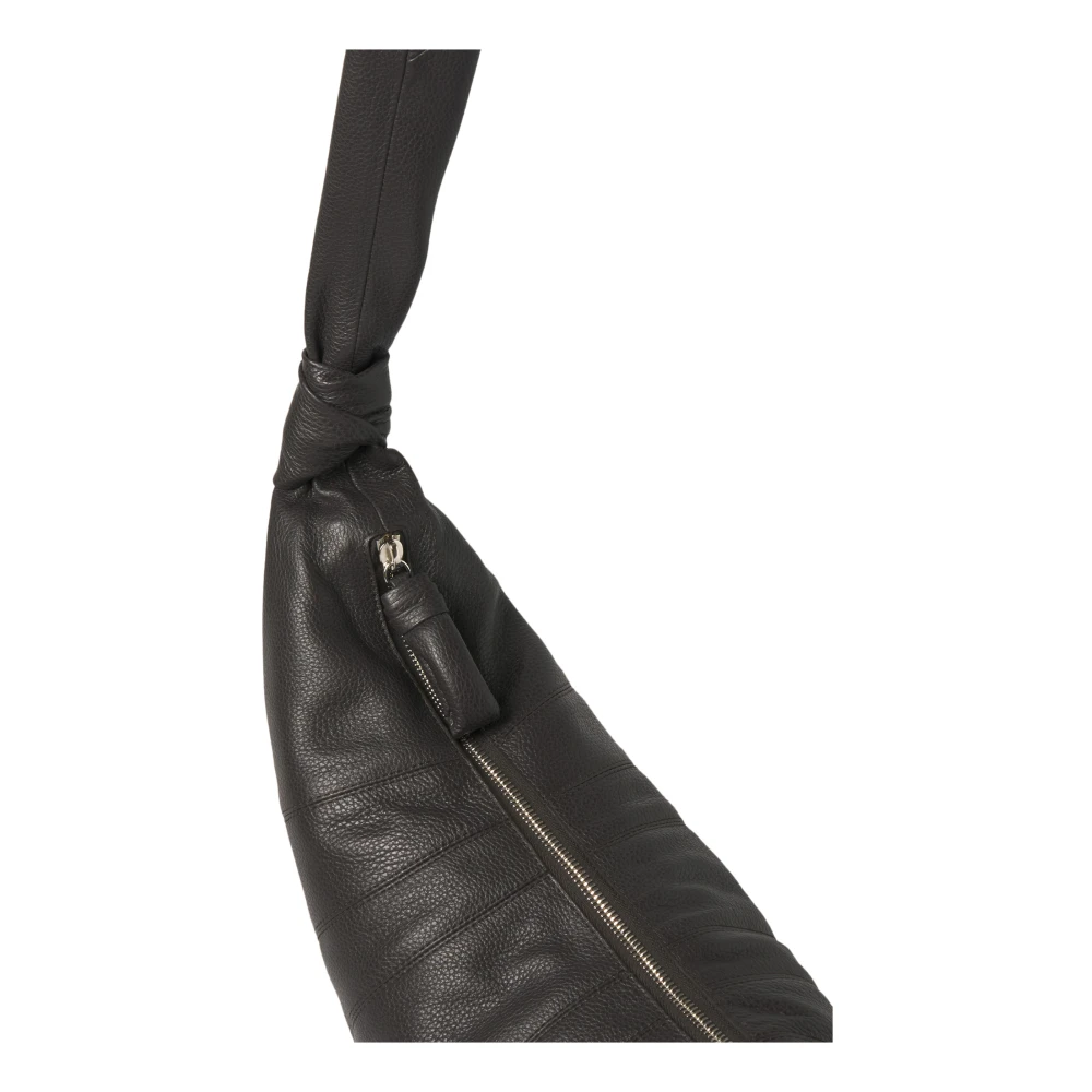 Lemaire Leren schoudertas Black Dames