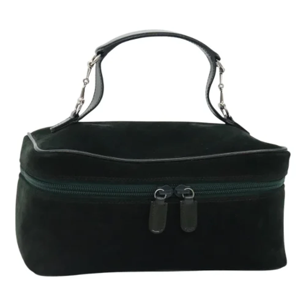 Gucci Vintage Pre-owned Suede gucci-bags Green Dames