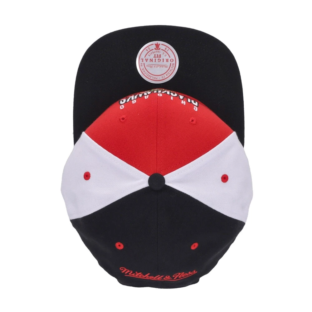 Mitchell & Ness Chicago Blackhawks Snapback Pet Rood Zwart Multicolor Heren