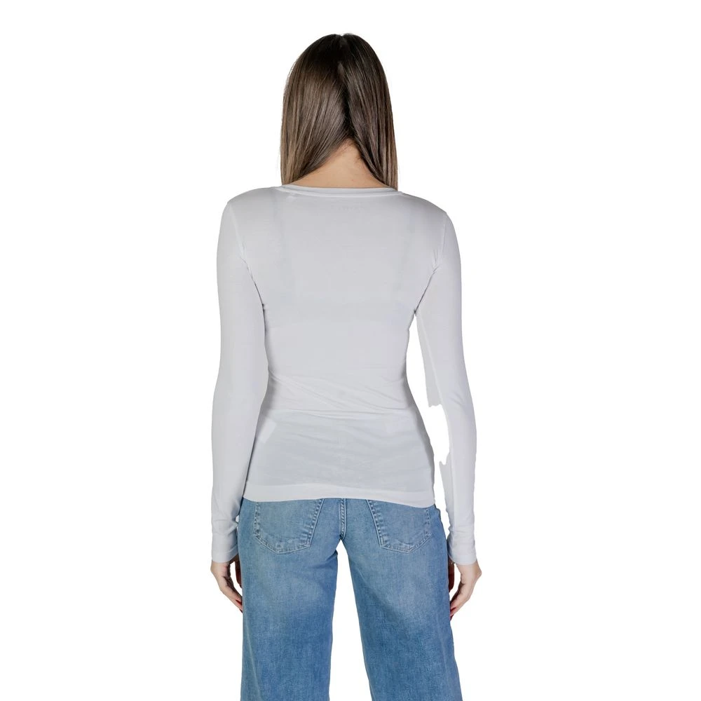 Guess Katoenen T-shirt Lente Zomer Collectie White Dames