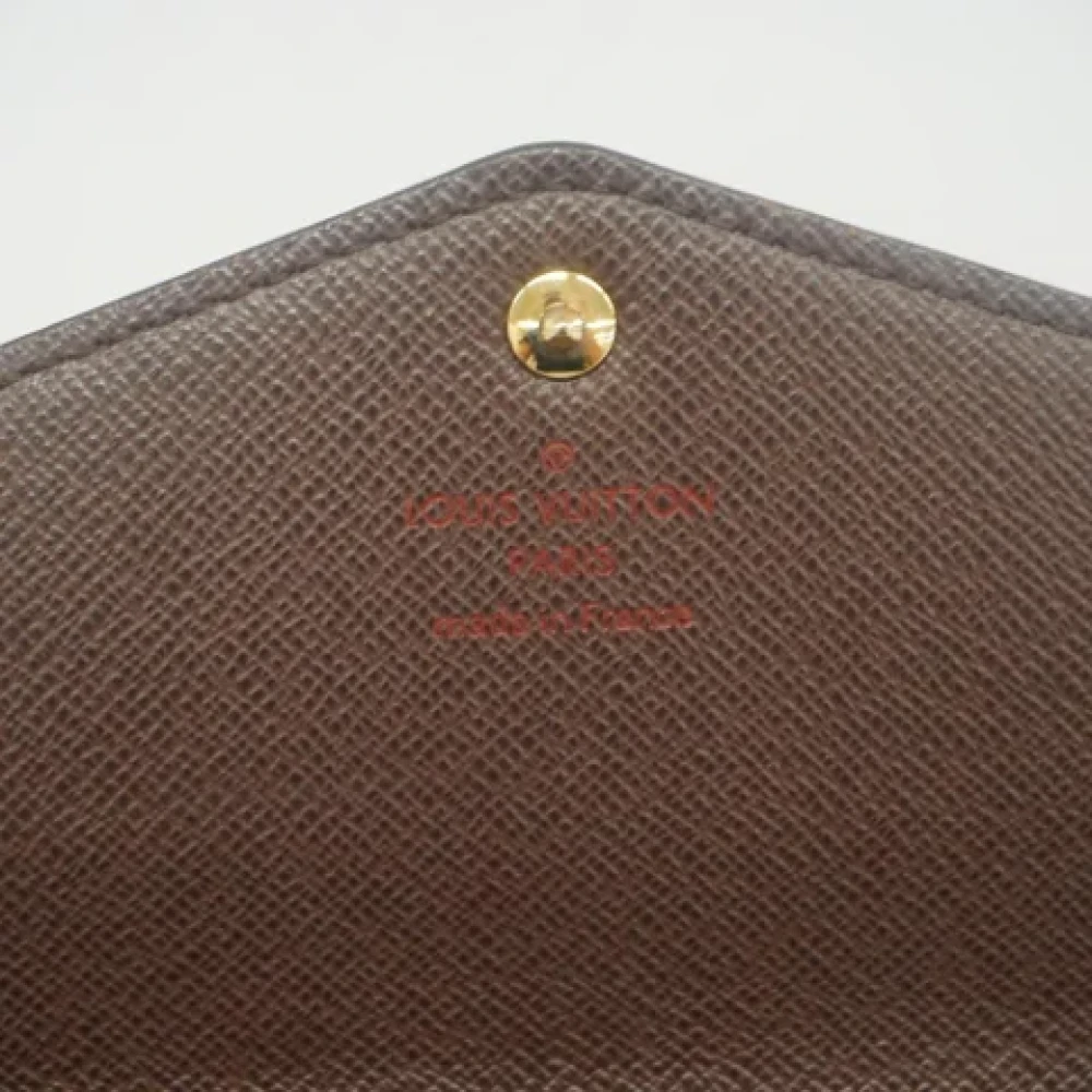 Louis Vuitton Vintage Pre-owned Leather wallets Brown Dames