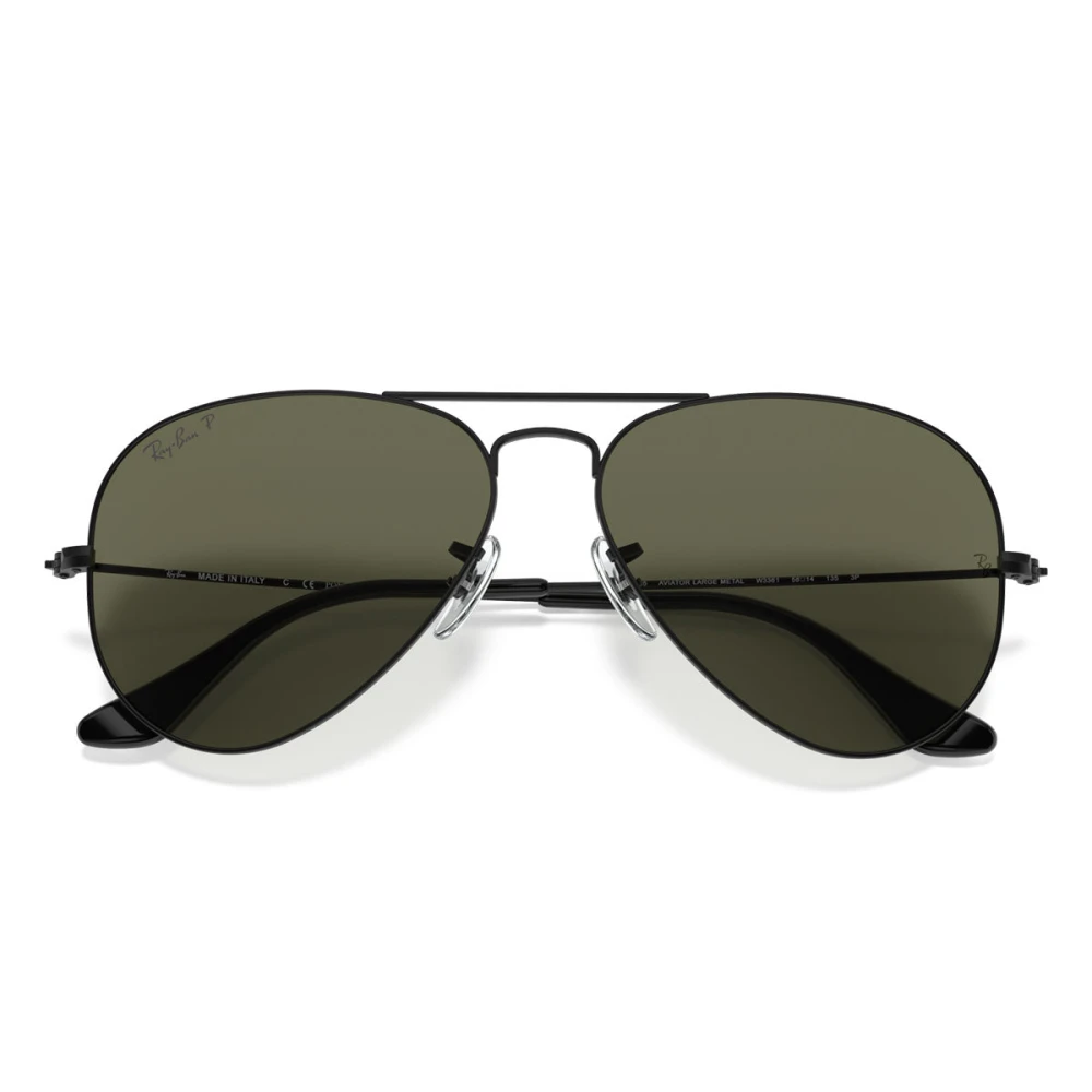Ray-Ban Unisex Black Sunglasses, 58 Mm, Aviator Rb3025