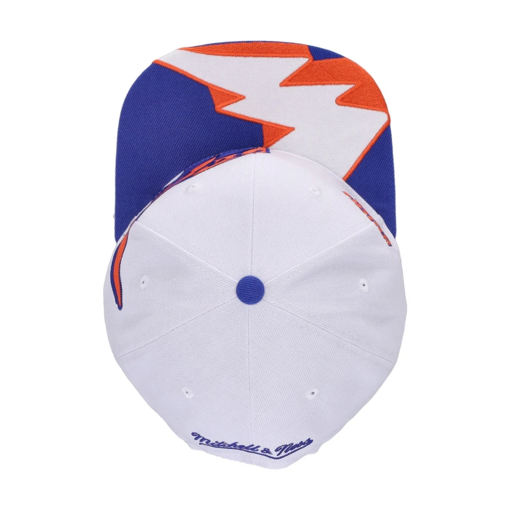 Mitchell & Ness NBA Fast Times Snapback Cap Wit White Heren