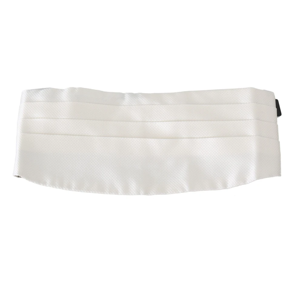 Dolce & Gabbana Women's White Silk Satin Cummerbund
