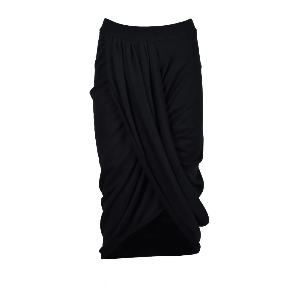 Dries Van Noten Katoenen Gonna Rok Black Dames
