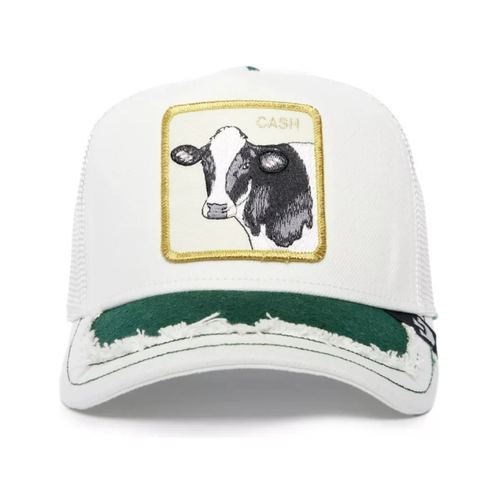 Goorin Bros Zijden Koe Truckerpet White Heren