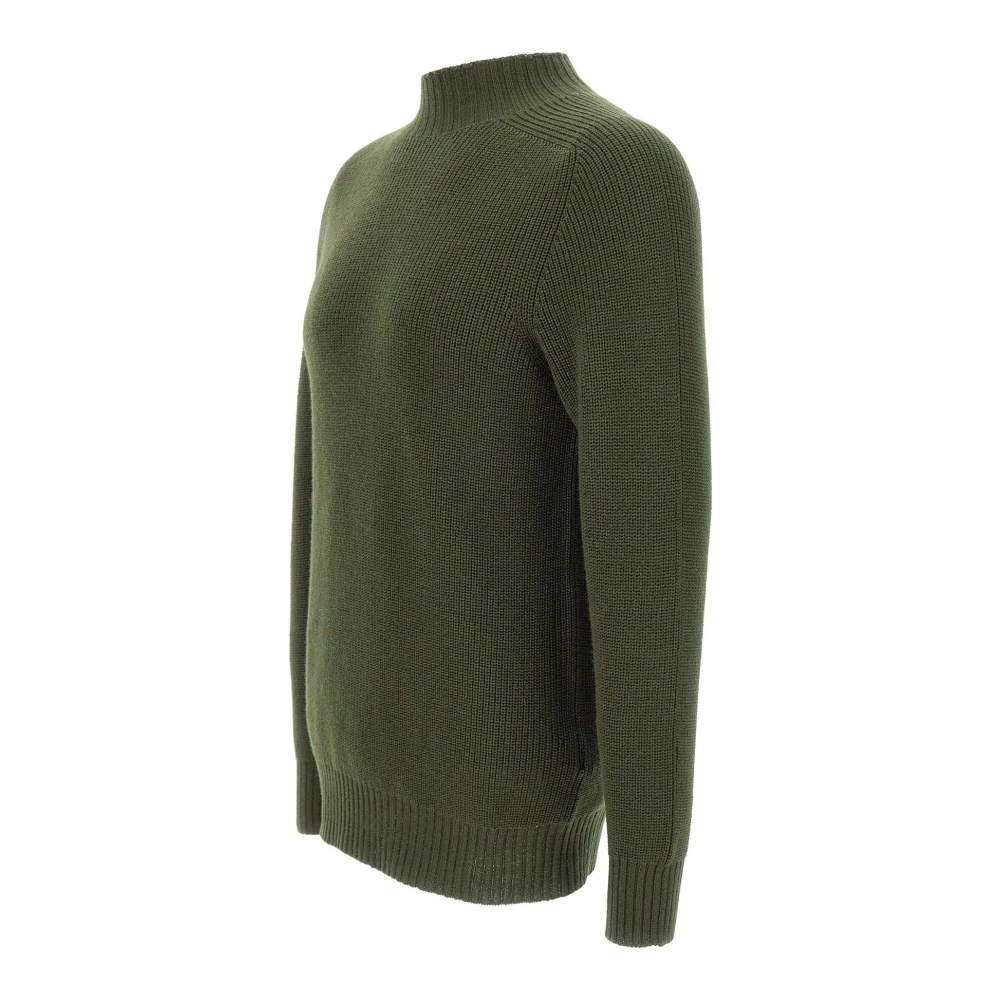 Gran Sasso Wollen Trui Rain Wool Line Green Heren