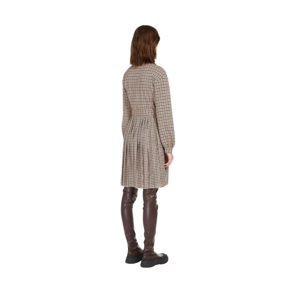 Max Mara Elegante Vetta Jurk Brown Dames