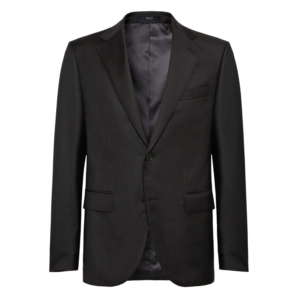 Boggi Milano Homme Noir Costumes, Taille: Xs Veste Duomo