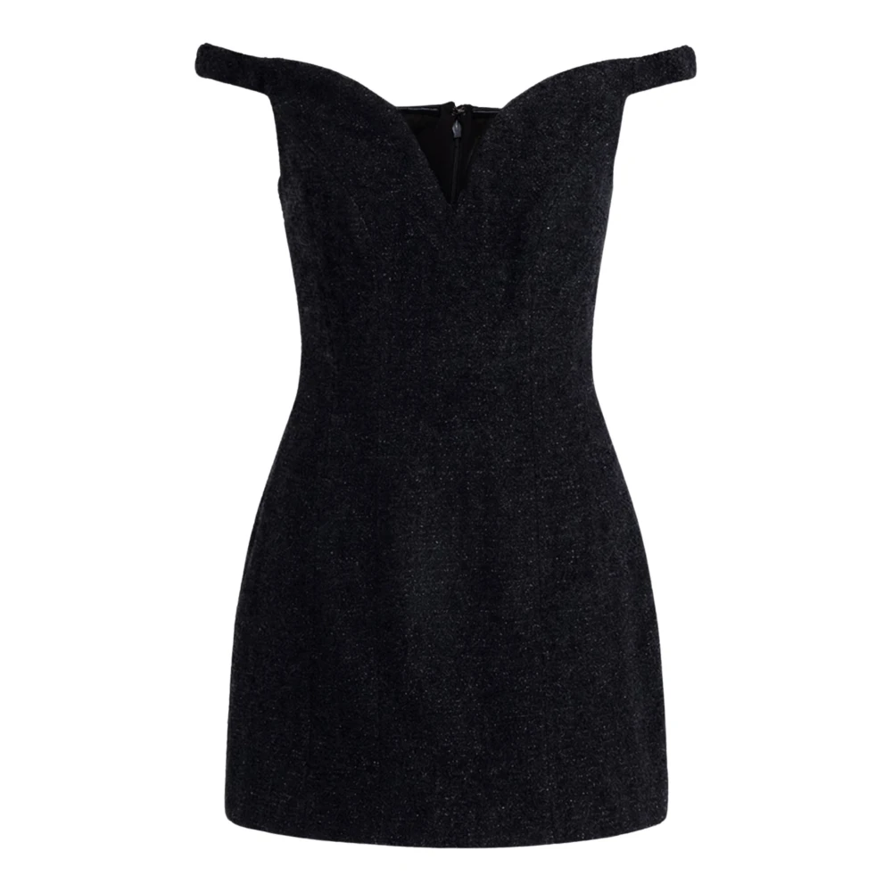 Self Portrait Women's Black Boucle Mini Dress - Party Dresses - 2XS - Dresses
