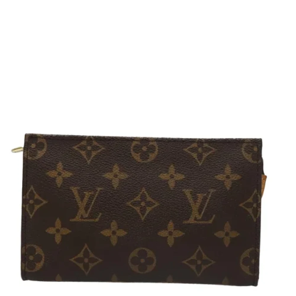 Louis Vuitton Vintage Pre-owned Canvas pouches Brown Dames