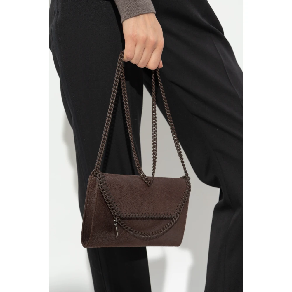 Stella Mccartney Portemonnee Falabella aan een ketting Brown Dames