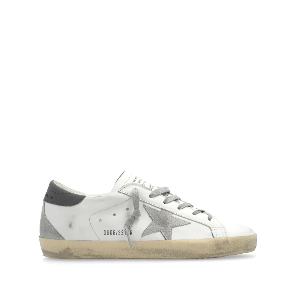 Golden Goose Super-Star Sneakers White, Dam