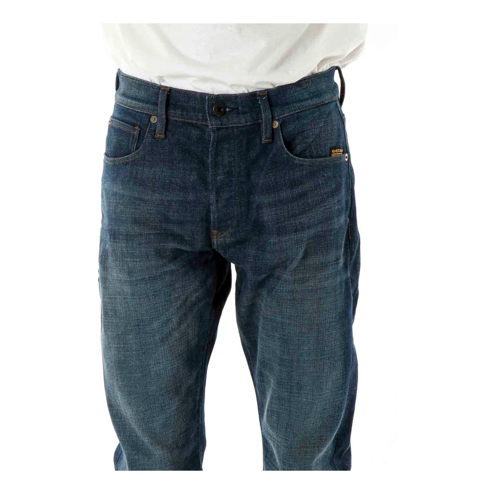 G-Star Slim Fit Mid Waist Jeans Blue Heren