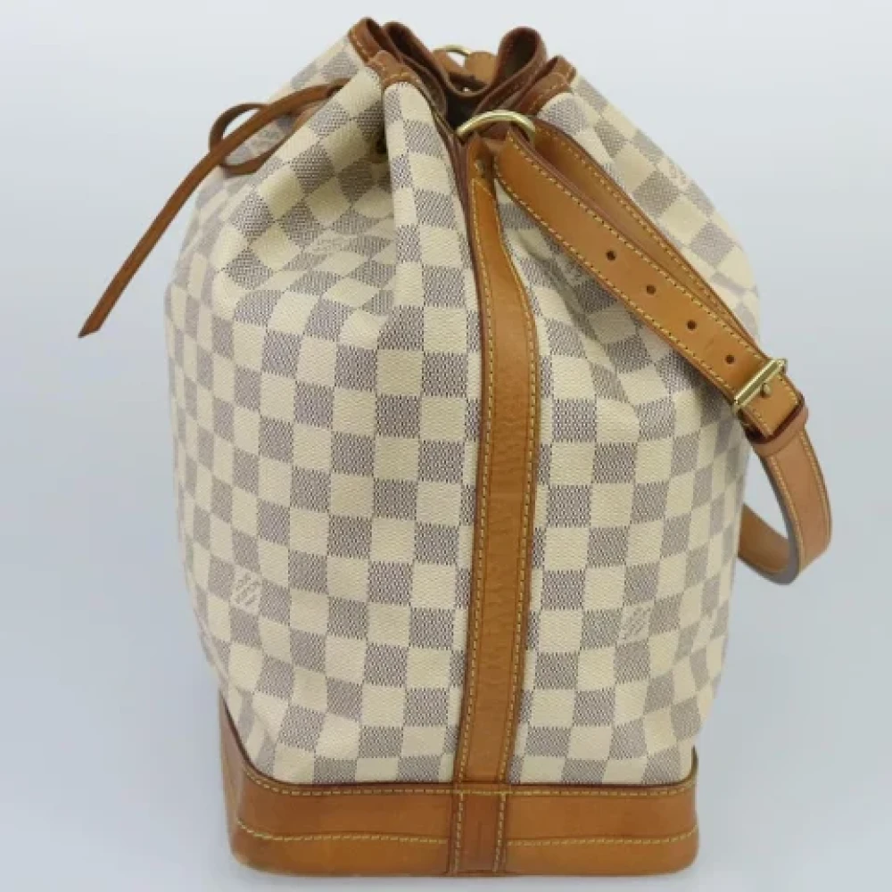 Louis Vuitton Vintage Pre-owned Canvas shoulder-bags White Dames