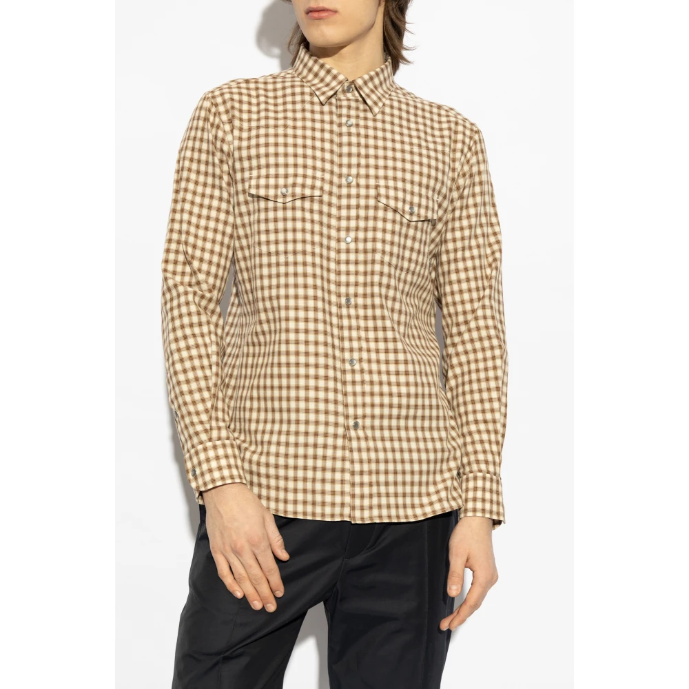 Tom Ford Overhemd met zakken Beige Heren