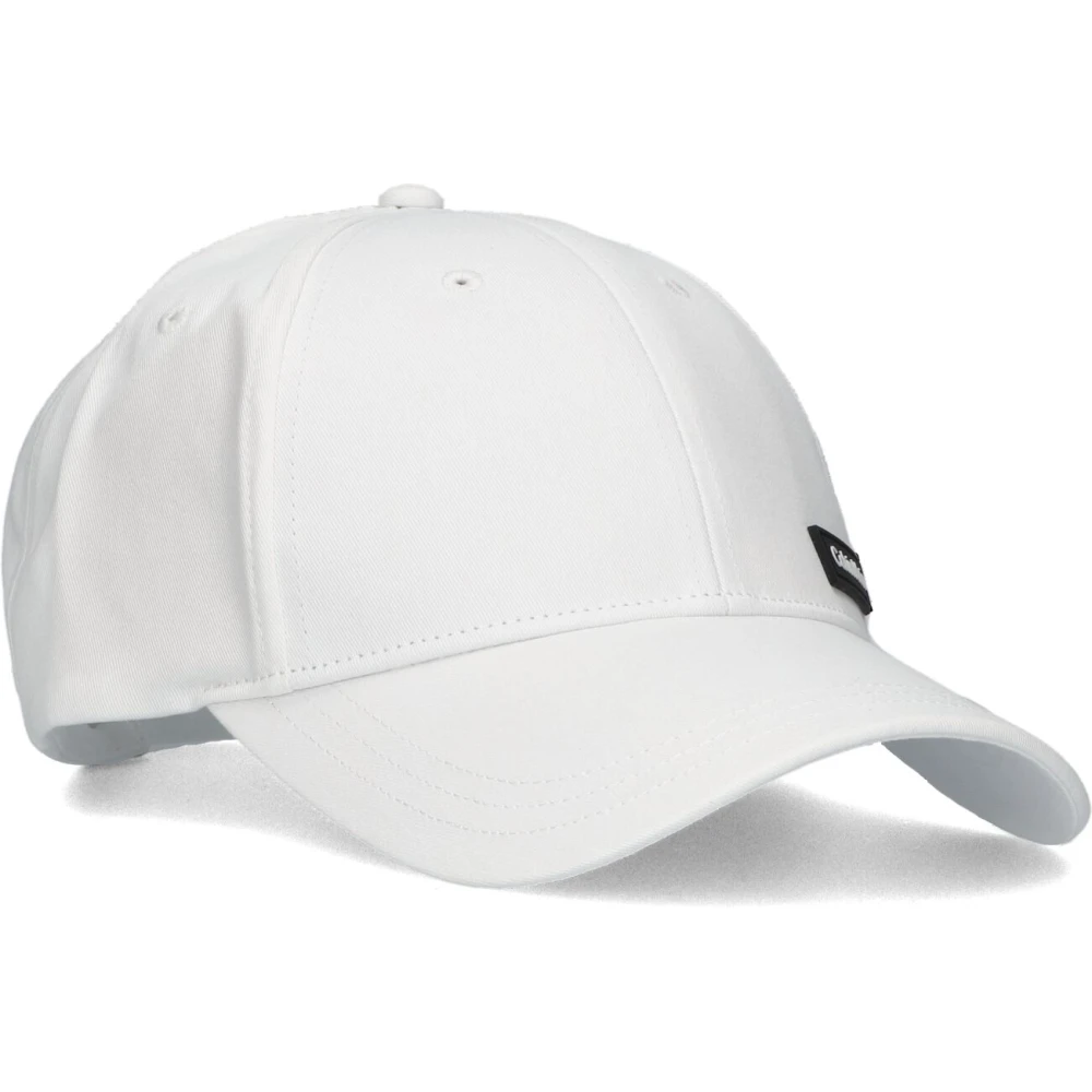 Calvin Klein Witte Essential Patch Baseballpet White Heren