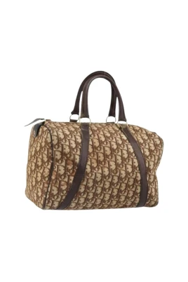 Pre-owned Canvas Boston Bag