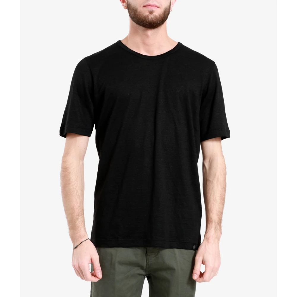 Gran Sasso T-Shirts Black Heren