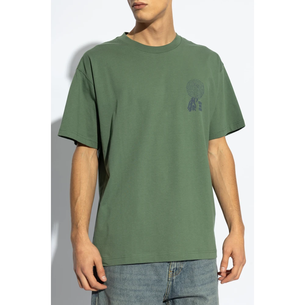Carhartt WIP T-shirt met print Green Heren