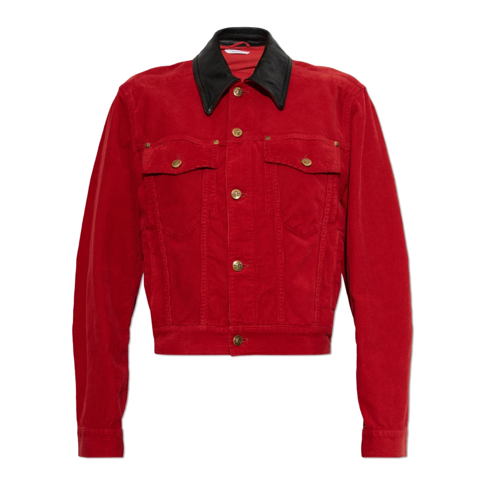 Versace Donna Rosso Giacche, S, New,