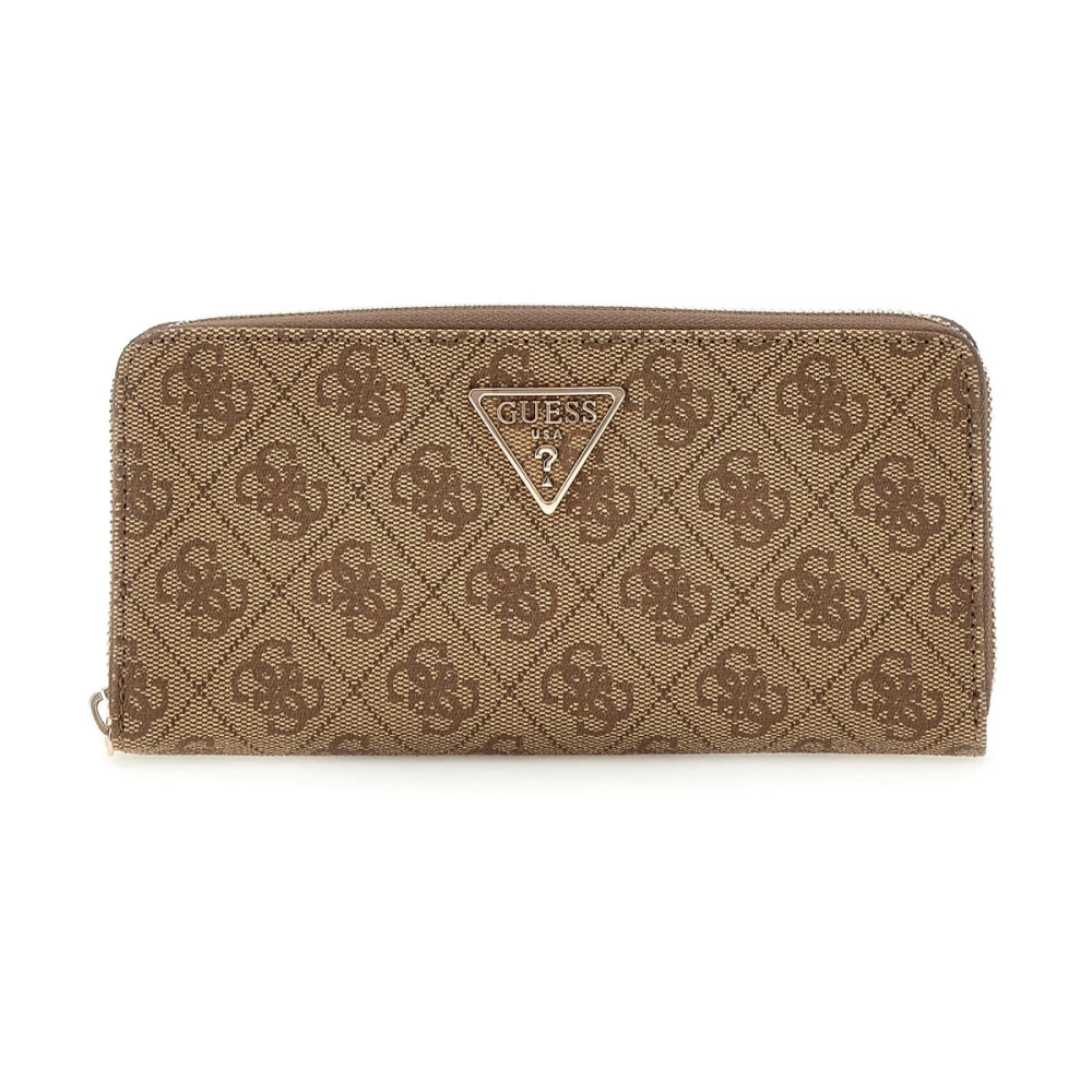 Guess Laurel Slg Phone Cro Portemonnee Brown Dames