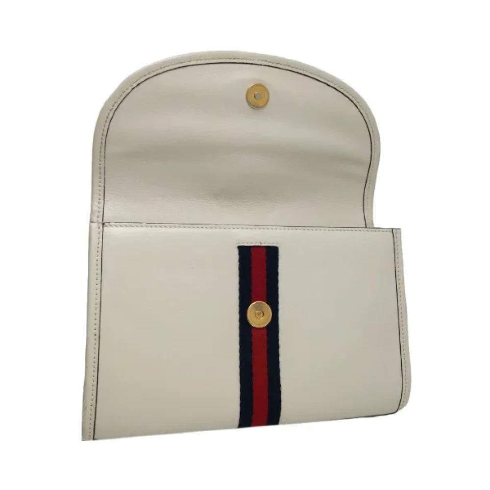 Gucci Vintage Pre-owned Leather gucci-bags White Dames