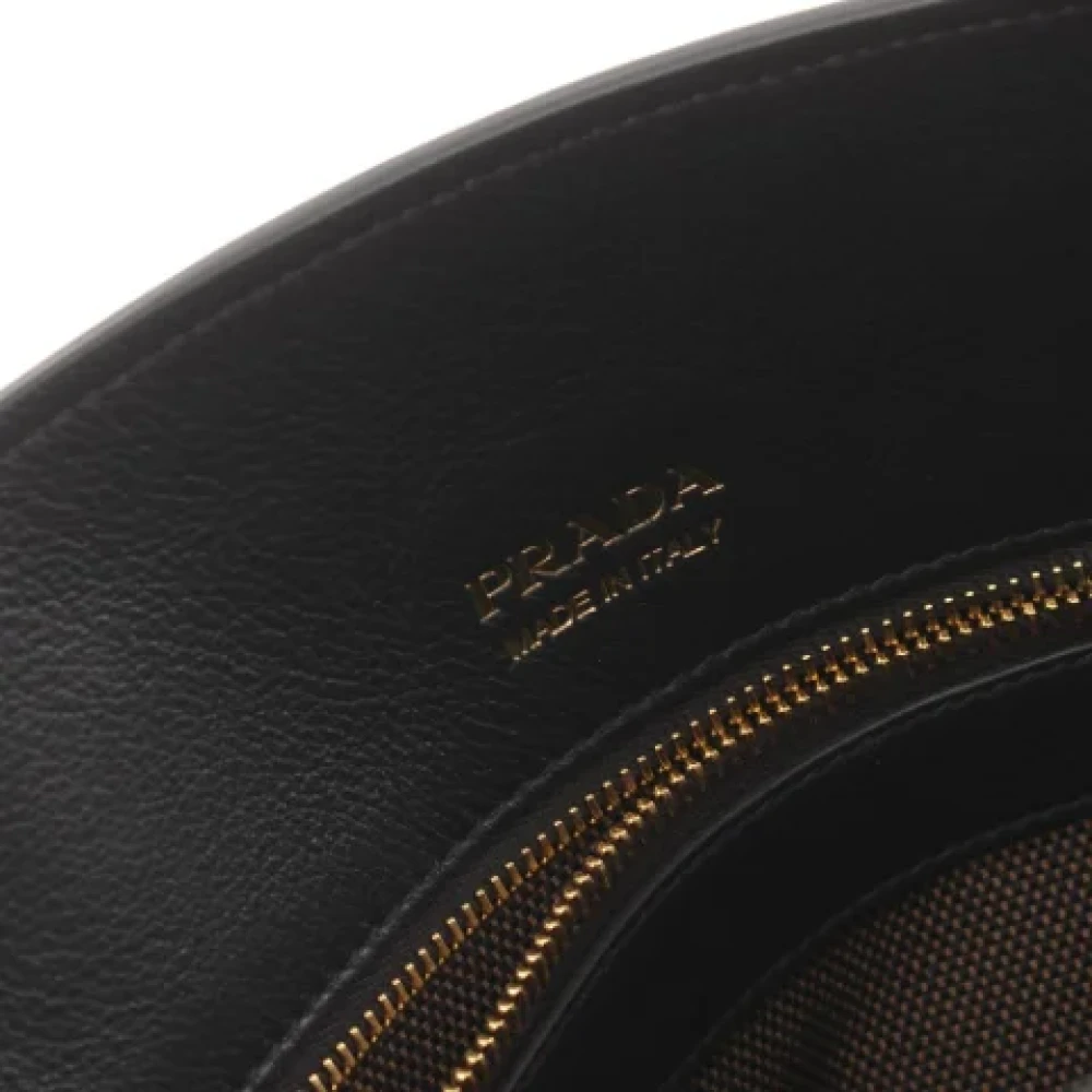 Prada Vintage Pre-owned Leather prada-bags Black Dames