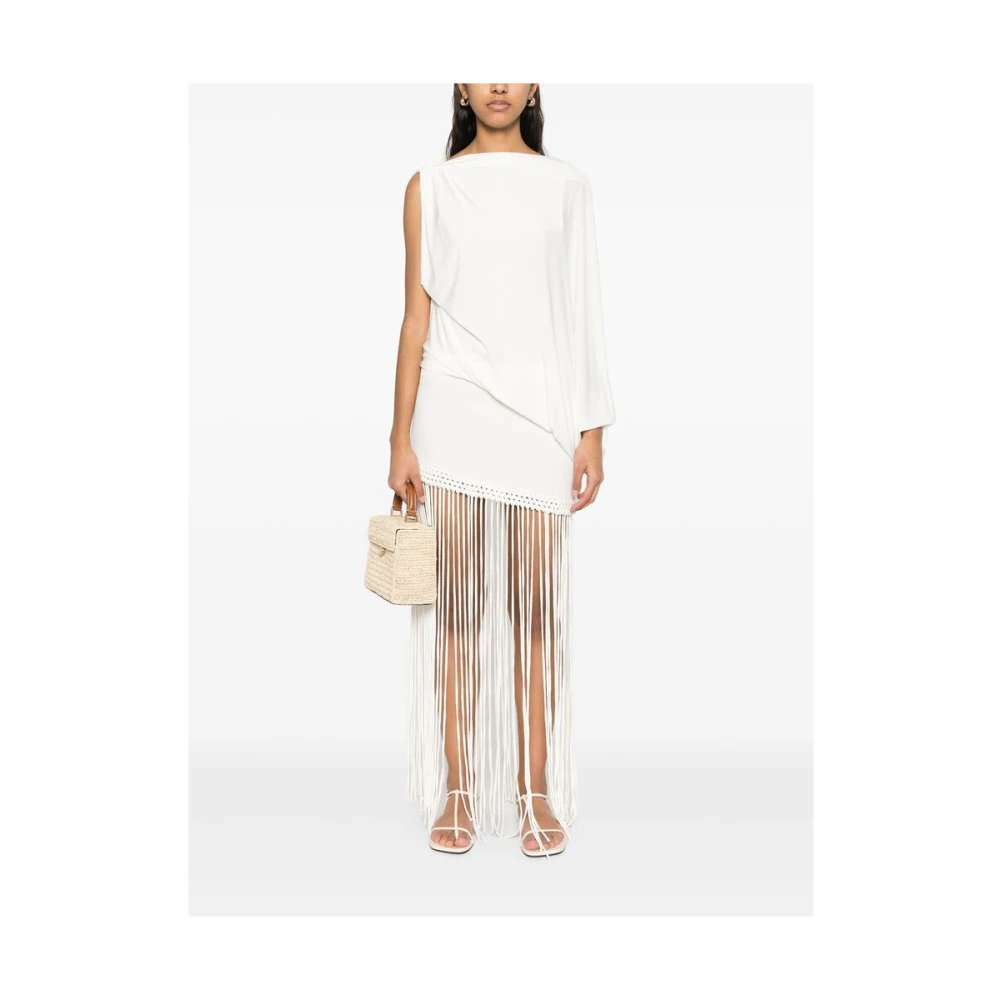Faithfull the Brand Witte Jurk met Tassel White Dames
