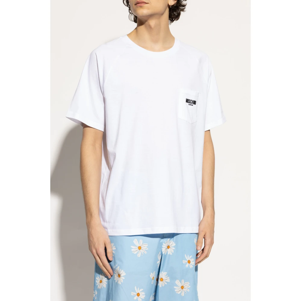 Moschino T-shirt uit de Swim-collectie White Heren
