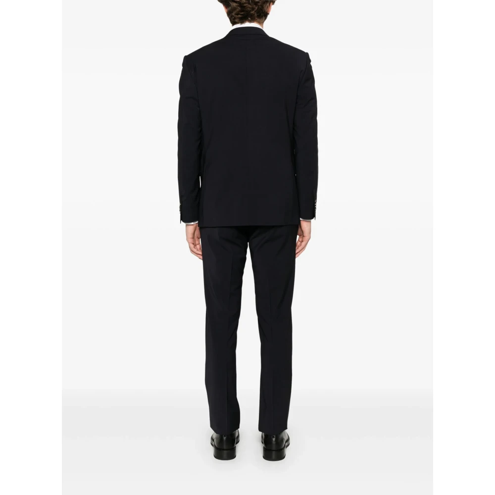 Corneliani Stretch wollen pak Drop 7 Black Heren