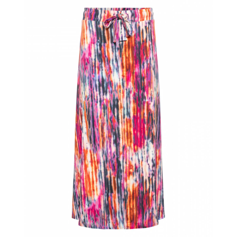 &Co Woman Waterverf Lisette Rok Multicolor Dames