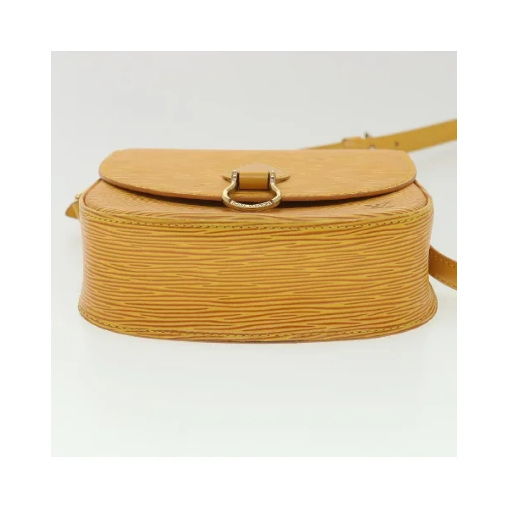 Louis Vuitton Vintage Pre-owned Leather louis-vuitton-bags Yellow Dames