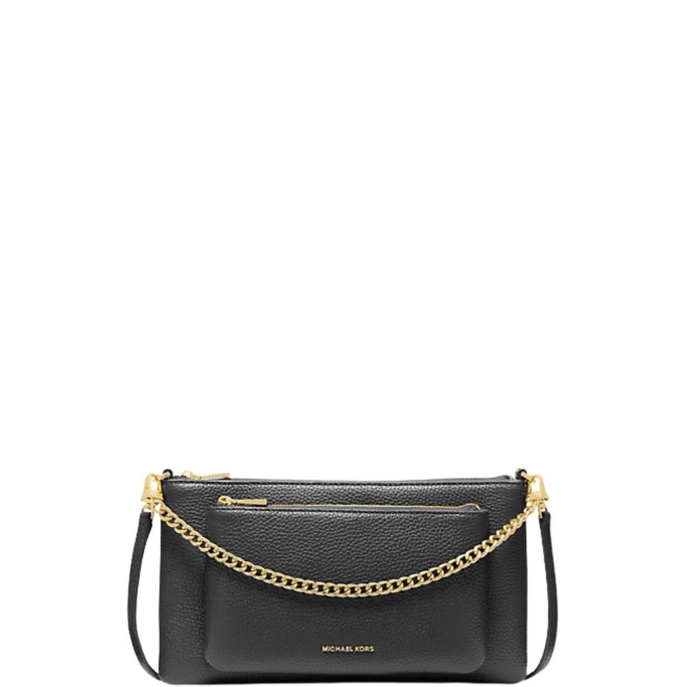 Michael Kors Women's Black Md Pckt Conv Xbody