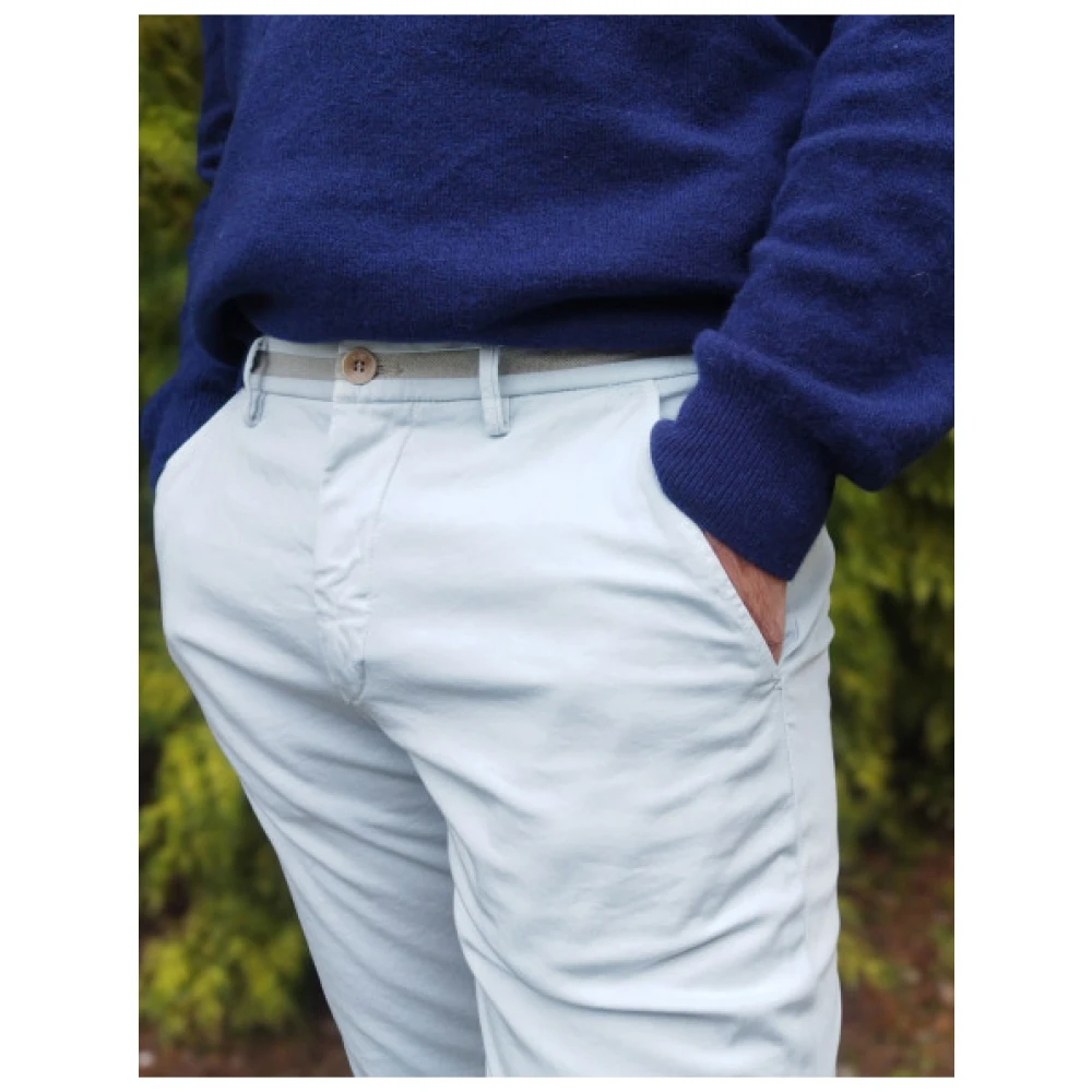 Mason's Slim Fit Torino University Broek Beige Heren