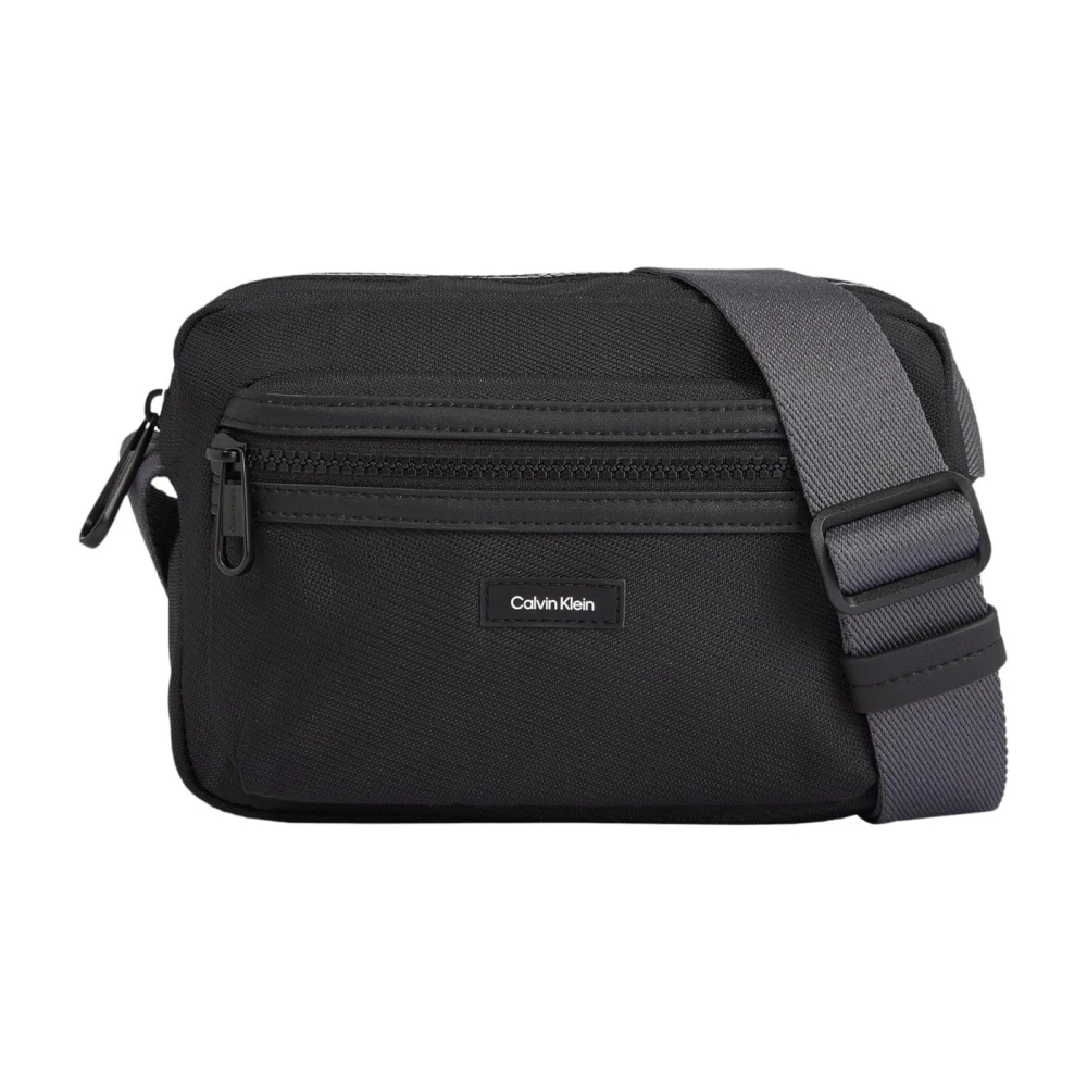 Calvin Klein Essential Coated Canvas Axelväska Black, Herr