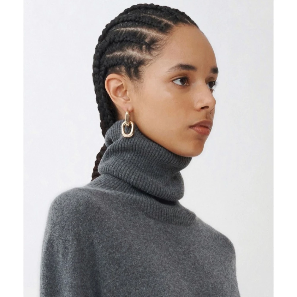 Fabiana Filippi Hoge hals jurk Gray Dames