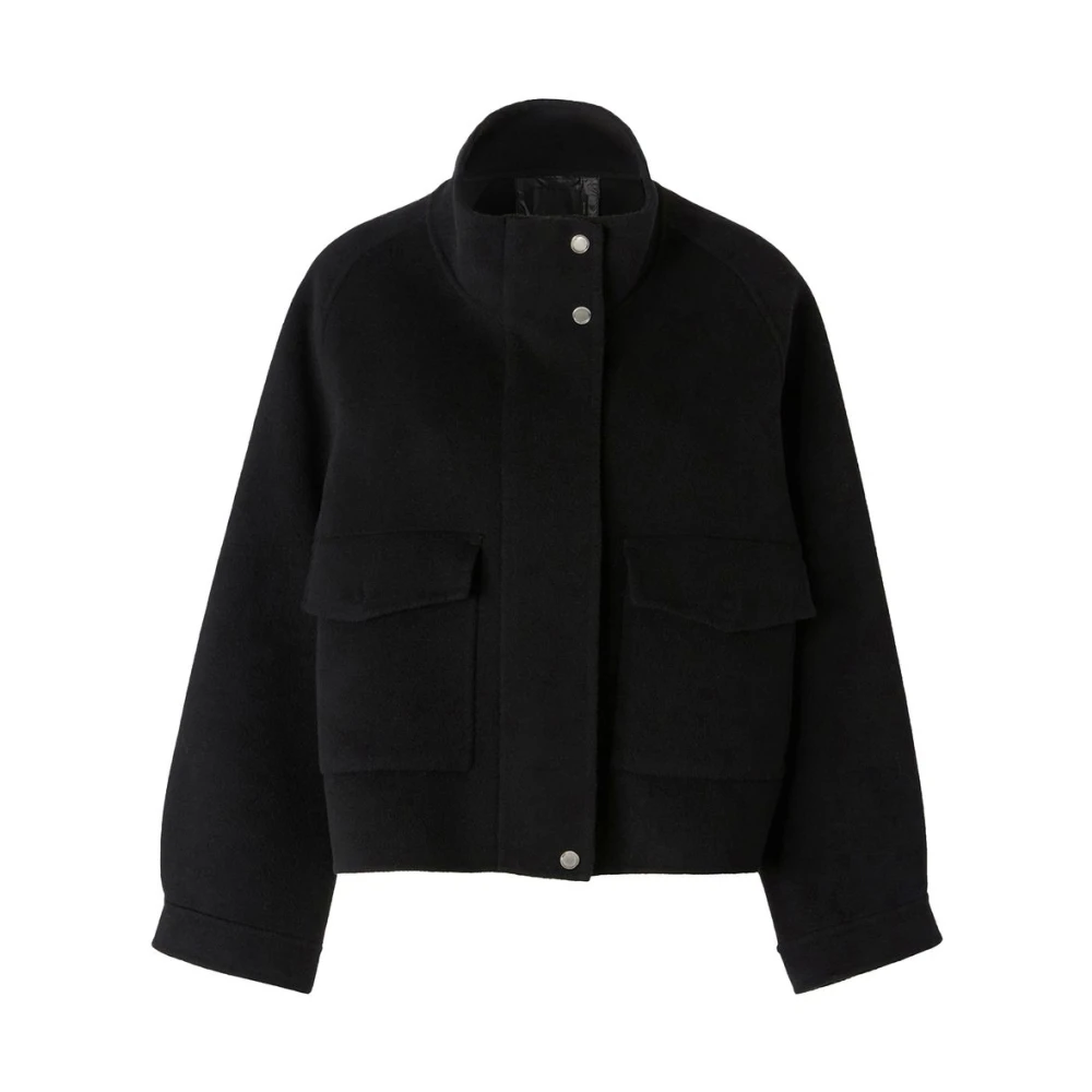 Pinko Stijlvolle Jas voor Vrouwen Black Dames