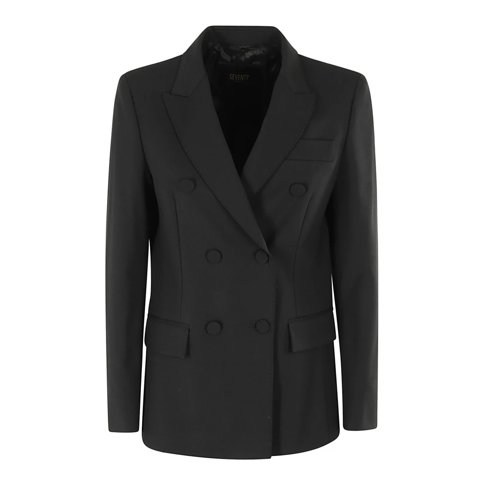 Seventy Stijlvolle Jas voor Mannen Black Dames