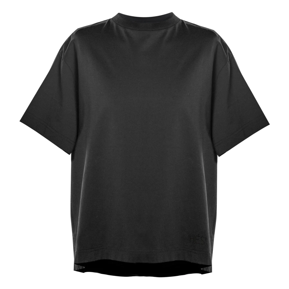 Hést - Tops > T-Shirts - Black - Hést - Modalova