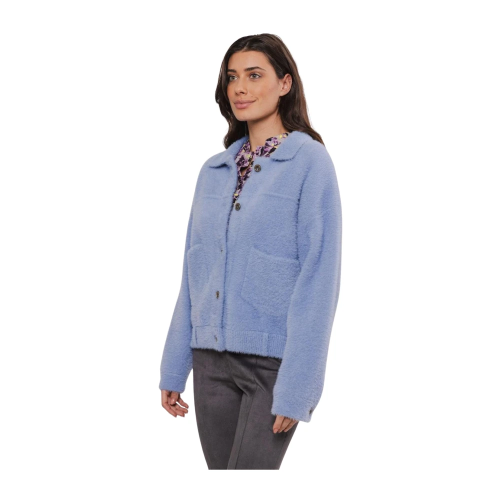 Rino&Pelle Boxy Bubbly Cloudy Jas Blue Dames