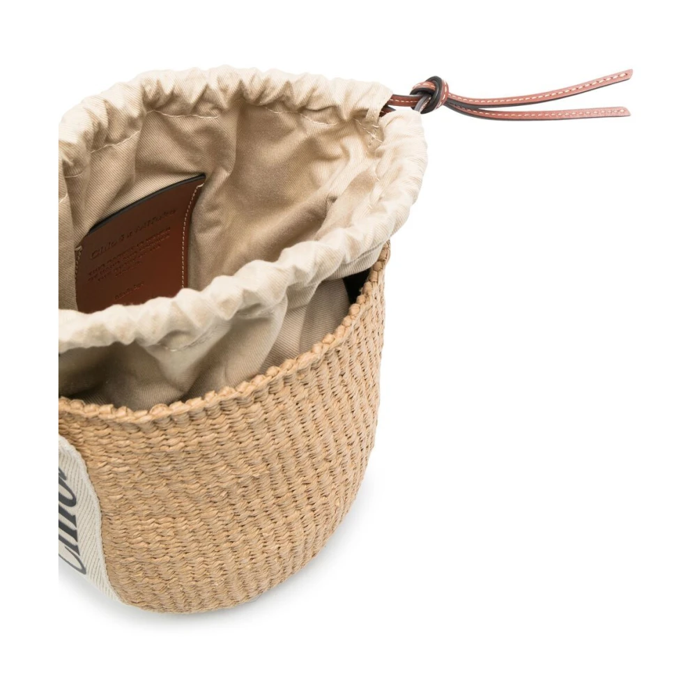 Chloé Woody Manden Tas Beige Dames