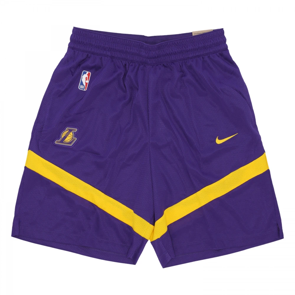 Nike NBA Practice Icon+ Basketball Shorts Purple Heren