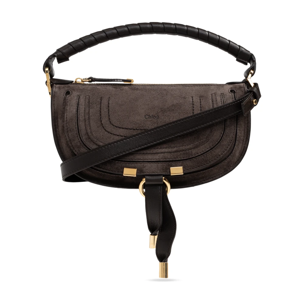 Chloé , Handbags, Female, Brown, One Size, Marcie Mini Shoulder Bag