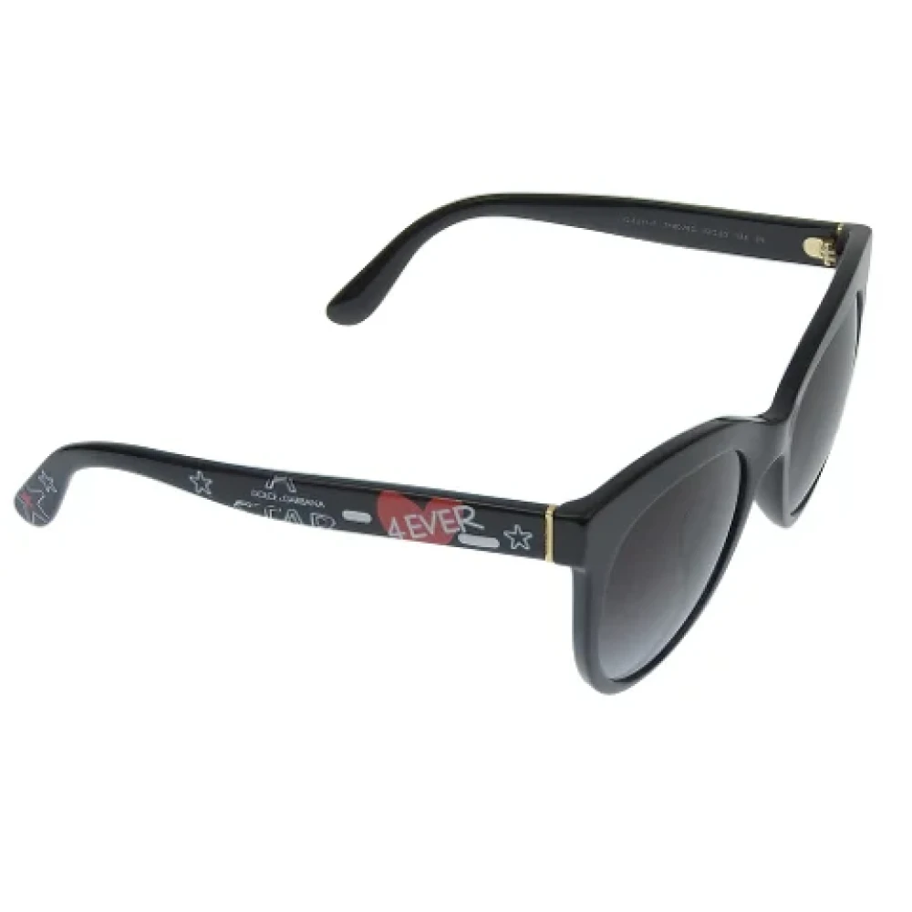 Dolce & Gabbana Pre-owned Plastic sunglasses Black Dames