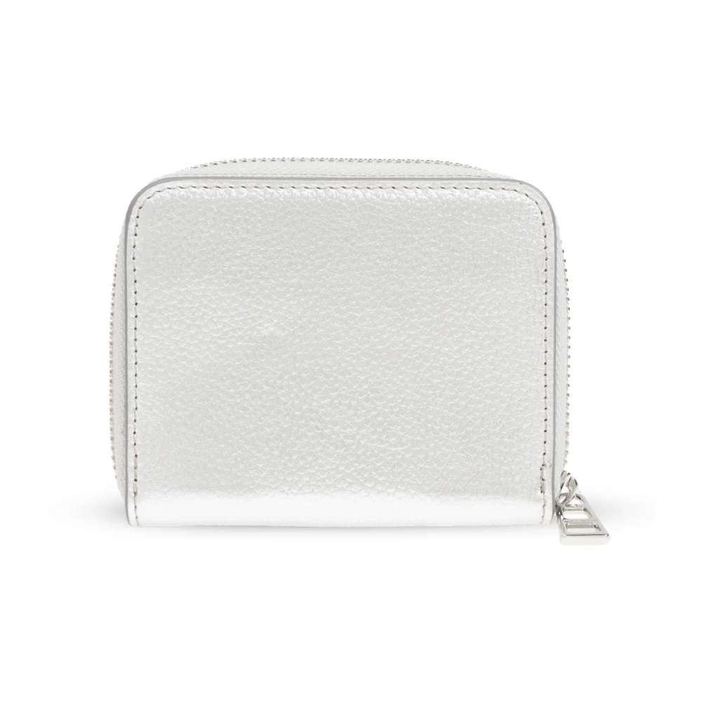 Zadig & Voltaire Leren portemonnee met logo Gray Dames